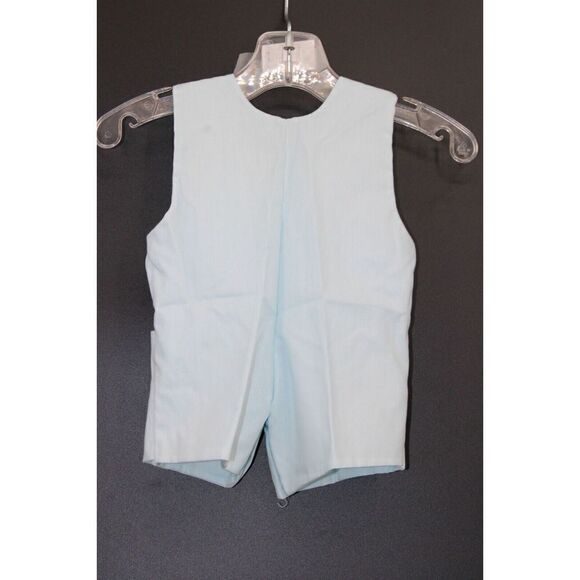 VINTAGE SOMETHING PRETTY CRADLE CLUB BLUE BOUTIQUE SHORTALL NEWBORN OUTFIT EUC - Picture 4 of 5